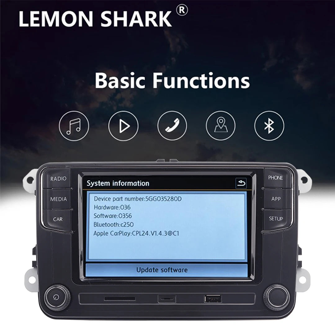 Desay MIB Carplay Car Radio Only For VW MQB POLO 6C 6R Car 6.5 inch Bluetooth Multimedia Player 17G035280