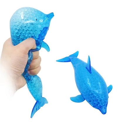 Squishy Shark Stress Balls Dolphin Squeeze Ball Stretchy Stress Squish Ball Sea Animal Squeeze Squishy Toys for Kids Adults