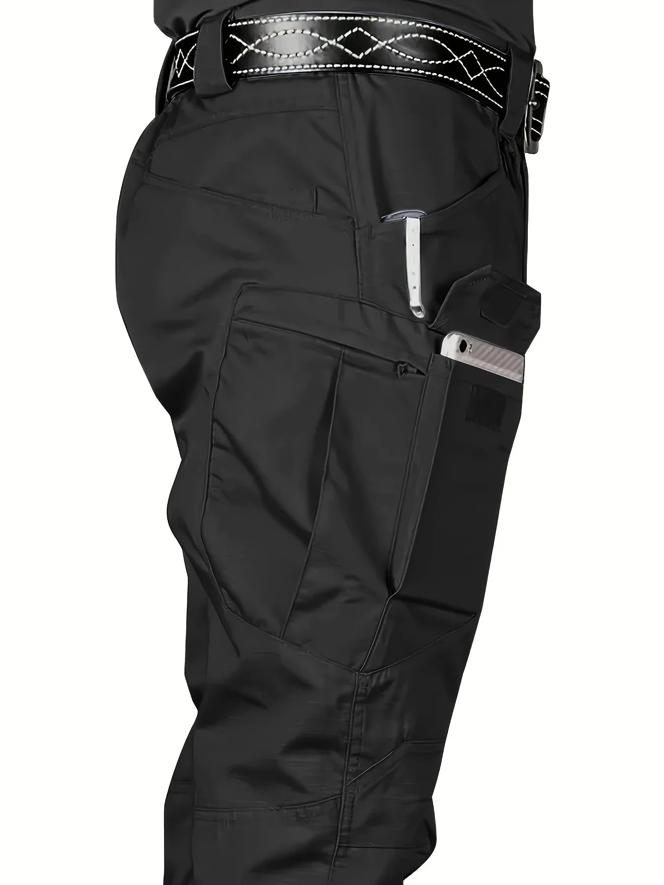 S-6XL Men's Tactical Cargo Pants Outdoor Casual Sports Pant Hiking Fishing Waterproof Multi-pocket Men Trousers for Work