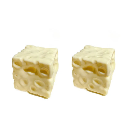 6CM Simulation Cheese Squishy Stress Relief Toy Slow Rising Moldable Venting GiantASMRSensory Anti-Stress Toy Holiday Gift Sloth