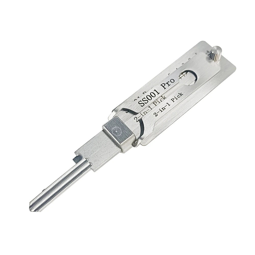 Stainless Steel Key Decoder 2 In 1 Precision Hook & Pick Set Lock Decoder O-ring Pickup Kit Maintenance Repair Hand Tools