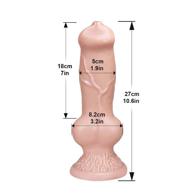 Huge Animal Dildo Anal Plug Sex Toy for Men Women Adult Supplies Large Butt Plug Dog Dildos with Suction Cup Vaginal Masturbator