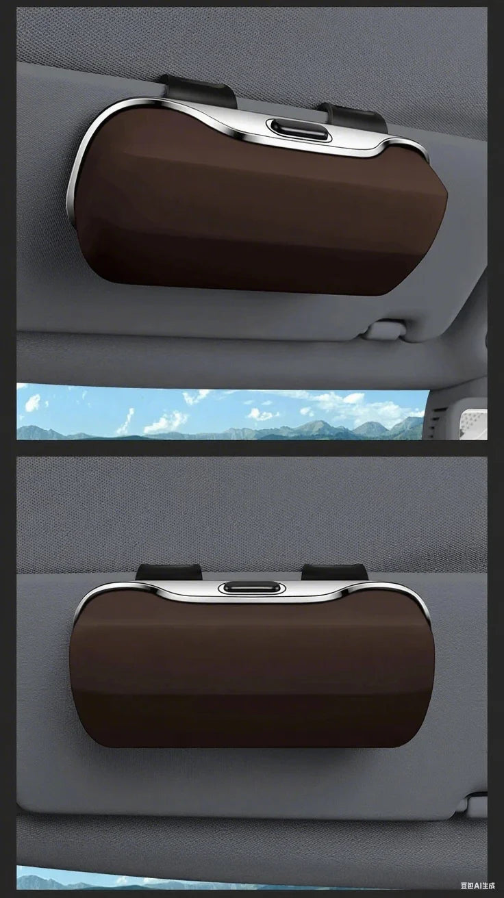 For Volvo XC40 XC60 XC70 XC90 S40 S60 S90 V40 V50 V60 V90 Car Visor Sunglasses Glasses Case Glasses Holder Clip Box Accessories