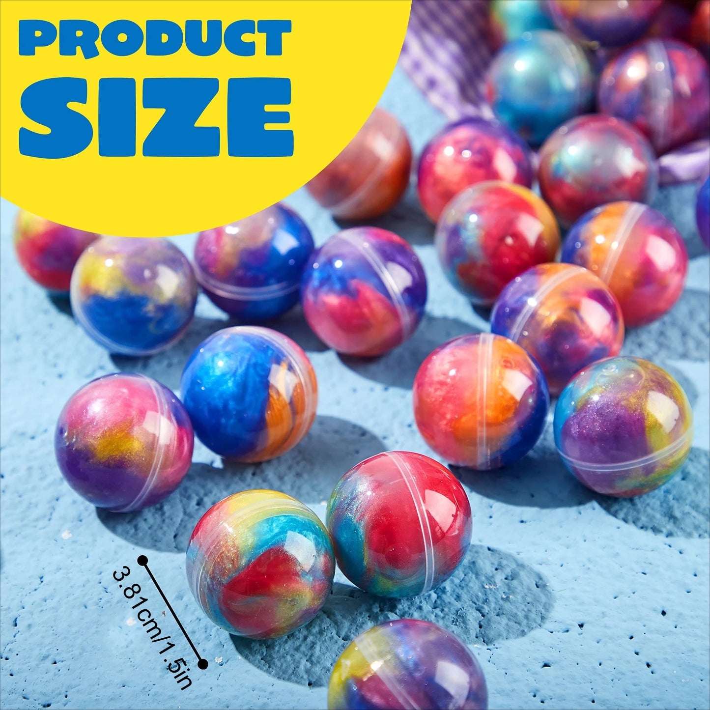 24pcs Galaxy Slime Eggs Starry Sky Crystal Mud Non-Sticky Stress Relief Fidget Toys Modeling Clay for School Class Birthday Gift