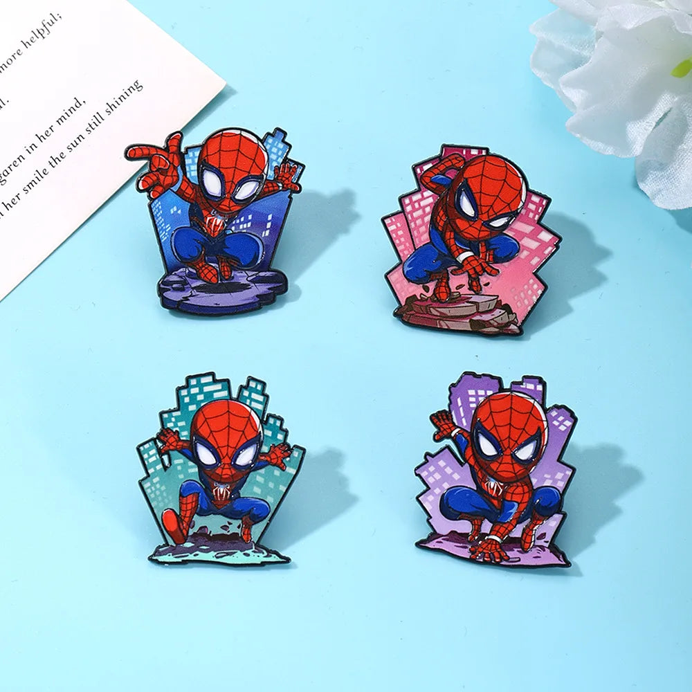 Cartoon Pins Metal Anime Badge Funny Comics Enamel  Cute Collar Pins Brooches Jewelry Lapel Pin Jewelry Collection Friend Gifts