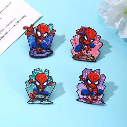 Cartoon Pins Metal Anime Badge Funny Comics Enamel  Cute Collar Pins Brooches Jewelry Lapel Pin Jewelry Collection Friend Gifts