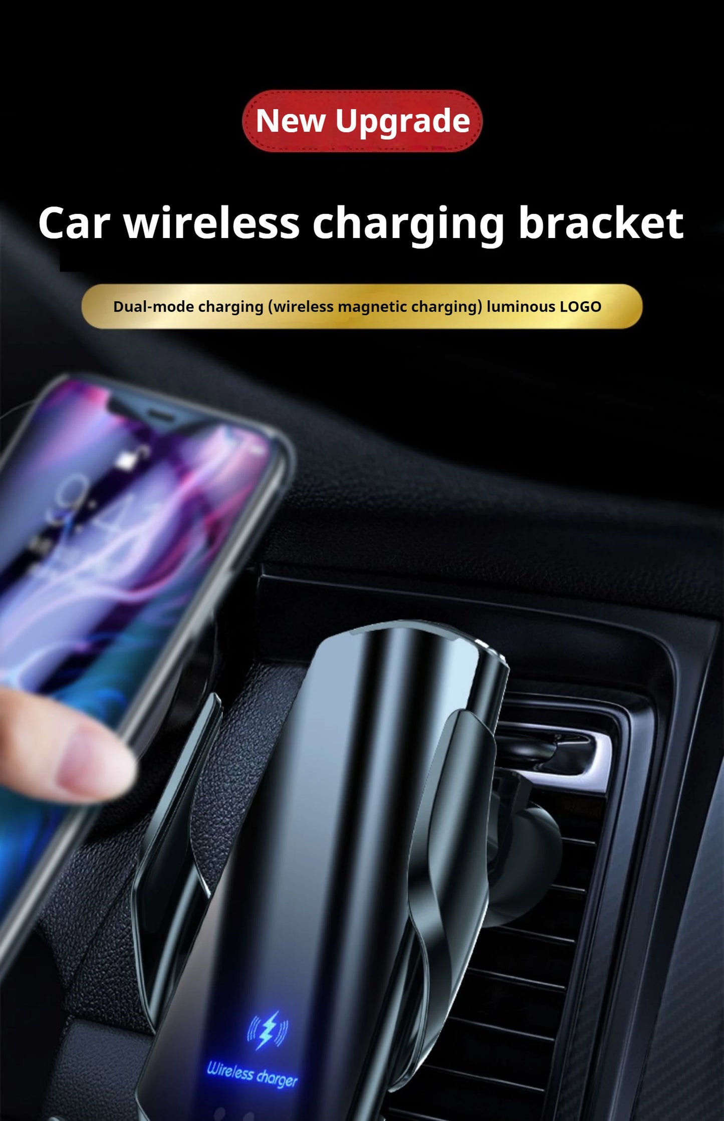 Car Phone Mount Holder For Changan CS35 plus 2019-2023 Wireless Charging Interior Special Mount Navigation Bracket  Accessories