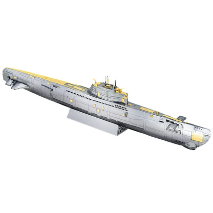 Piececool 3D Metal Puzzles DIY Submarine Model Building Kits for Teens Best Gifts Brain Teaser