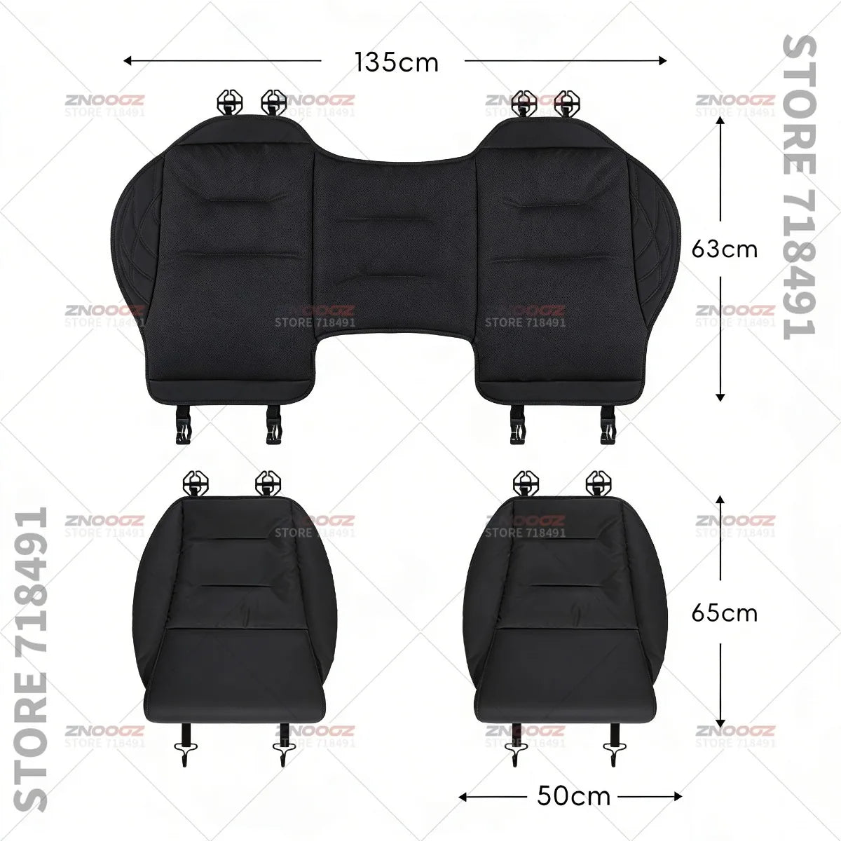 Car Seat Leg Support Extension Seat Cover Memory Foam Extender Cushion Interior Accessories For Renault Zoe