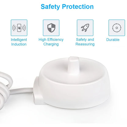 1 Pack Electric Toothbrush Replacement Charger, USB Powered Charging Base Stand, Compatible with Oral-B D12 D17 D18 S12 S18