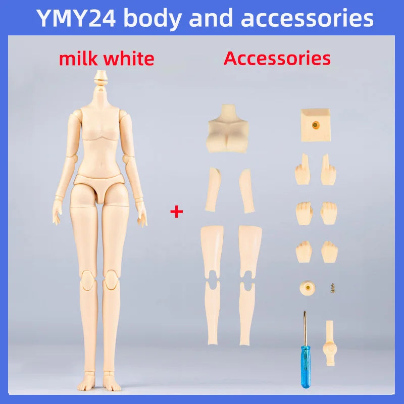 Ymy 22 24 Body Movable Joint Body Replacement Accessories Hand Girl YMY 23 25 Boy Body For Ob22 Ob24, Gsc, Blythe, 1/6 Bjd Doll