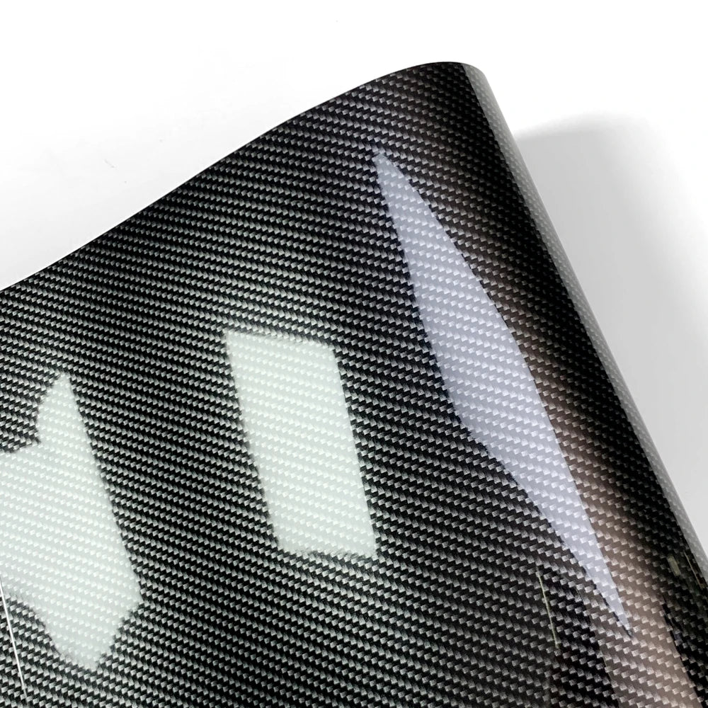 Glossy Matte Carbon Fiber Vinyl Car Wrap Films Bubble Free for Car Sticker Laptop Skin Phone Cover Motorcycle Vehicle Decal