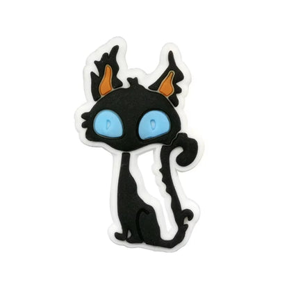 1-100pcs Halloween Ghost Mom PVC Shoes Charm Alligator Charm Accessories Fit Bracelet Wristband Kids Girl Boys love party gifts