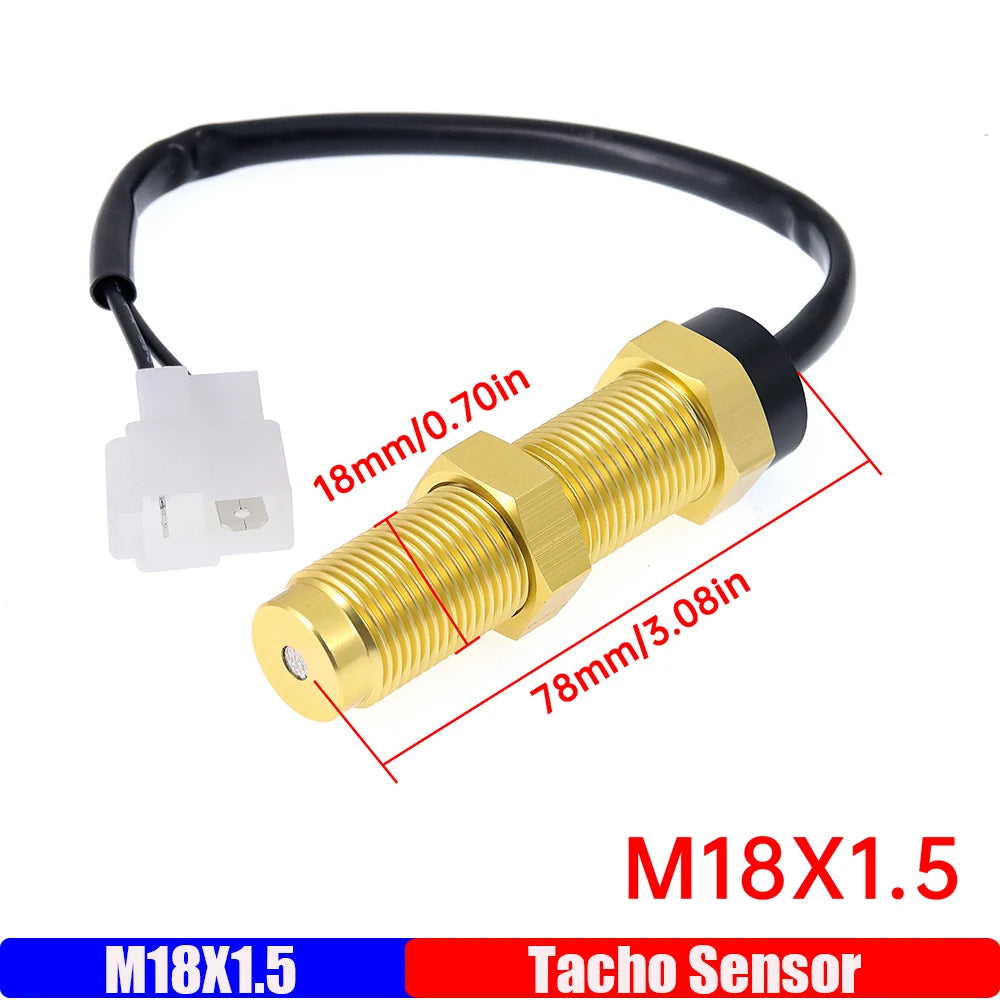Custom 6 IN 1 Digital 85mm GPS Speedometer+Tachometer+Fuel Level Gauge+Water Temp+Oil Press+Voltage 0-190ohm Oil Level Sensor