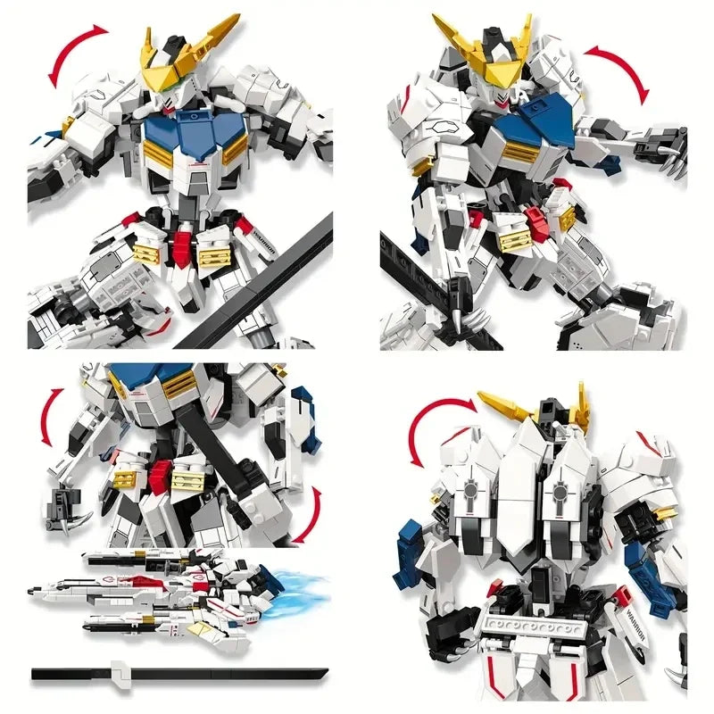 952PCS Mecha Building Blocks Deformation Mechanical Armor Figures Model Bricks Toys Creative Decoration Kids Toys Birthday Gifts