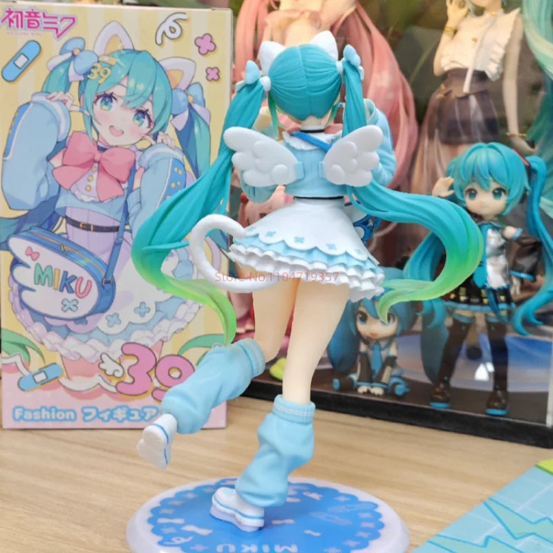 Genuine Original In Stock Taito Fancy Ver Hatsune Miku Fashion Figure Anime Action Figure Model Collection Figurine Toys Gifts