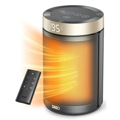 Space Heater, Portable Electric Heaters for Indoor Use with Thermostat and Remote, 2024 Upgraded, Digital Display, 12H Timer, 5