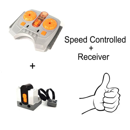 Technical Motor Parts Multi Power Functions 8293 8883 Tool Servo Train Motor PF Model Sets Building Blocks Compatible brand