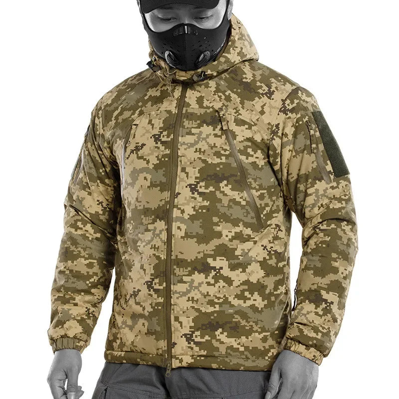 L7 Winter Warm Waterproof Jacket Parkas Men Windbreaks Tactical Hunting Camping Hiking Down Jacket Polar Region Coat