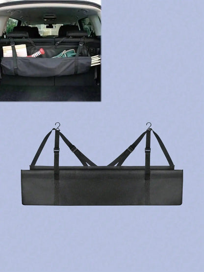 1Pc Large-Capacity Car Trunk Organizer – 600D Oxford Fabric, Suitable for Camping, Hiking, Fishing, Road Trips & More.