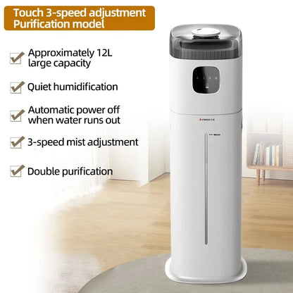 DIVEDEER Home Bedroom Humidifier Quiet Design for Pregnant Women and Infants Compact Body with Large Capacity Desktop Mist Type
