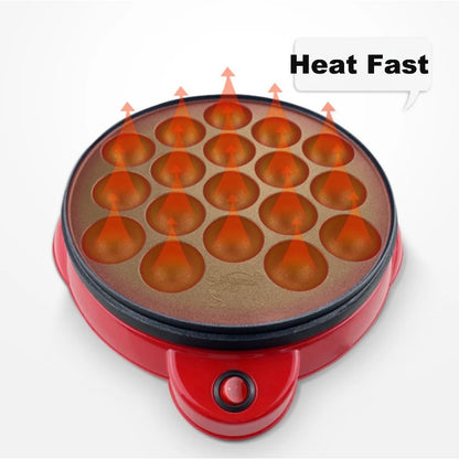 220V Chibi Maruko Baking Machine Household Electric Takoyaki Maker Octopus Balls Grill Pan Professional Cooking Tools cake maker