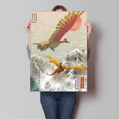 Classic Canvas Hd Prints Poster Pokemon Charizard Blastoise Cartoon Character High Quality Home Living Room Mural Decorative