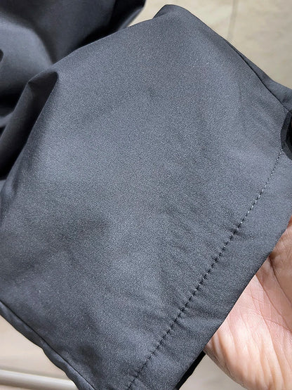 High-End Seamless down Trousers Men's Outdoor Waterproof Lightweight Warm Straight Leg Duck down Pants Fashionable Autumn Winter