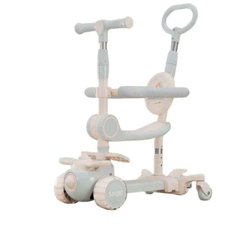 5-in-1 Toy Scooter for Boys and Girls–Children’s Scooter, Ideal for Developing Children’s Balance