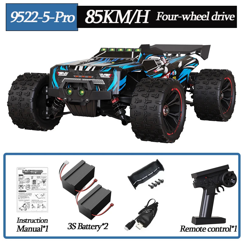 9522PRO 85KM/H High-speed RC Car Brushless Four-wheel Drive Off-road Drift 1:16 Professional Racing Car 9522 50KM/H Boy's Toy