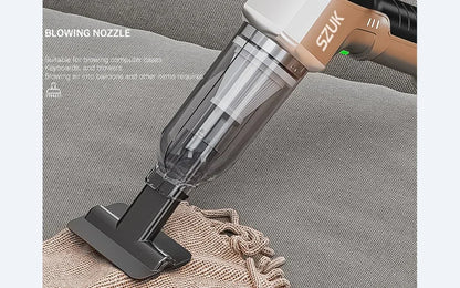 SZUK Car Vacuum Cleaner 18000PA High Pressure Portable Handheld Powerful Mini Cordless Car Appliance Cleaning Vacuum Cleaner