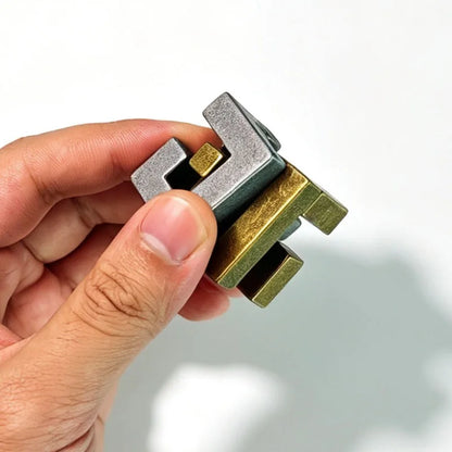 Magic Baffling Very Difficult Metal Brain Teaser Puzzles for Adults & Kids IQ Test Mind Challenges Educational Toys Gifts