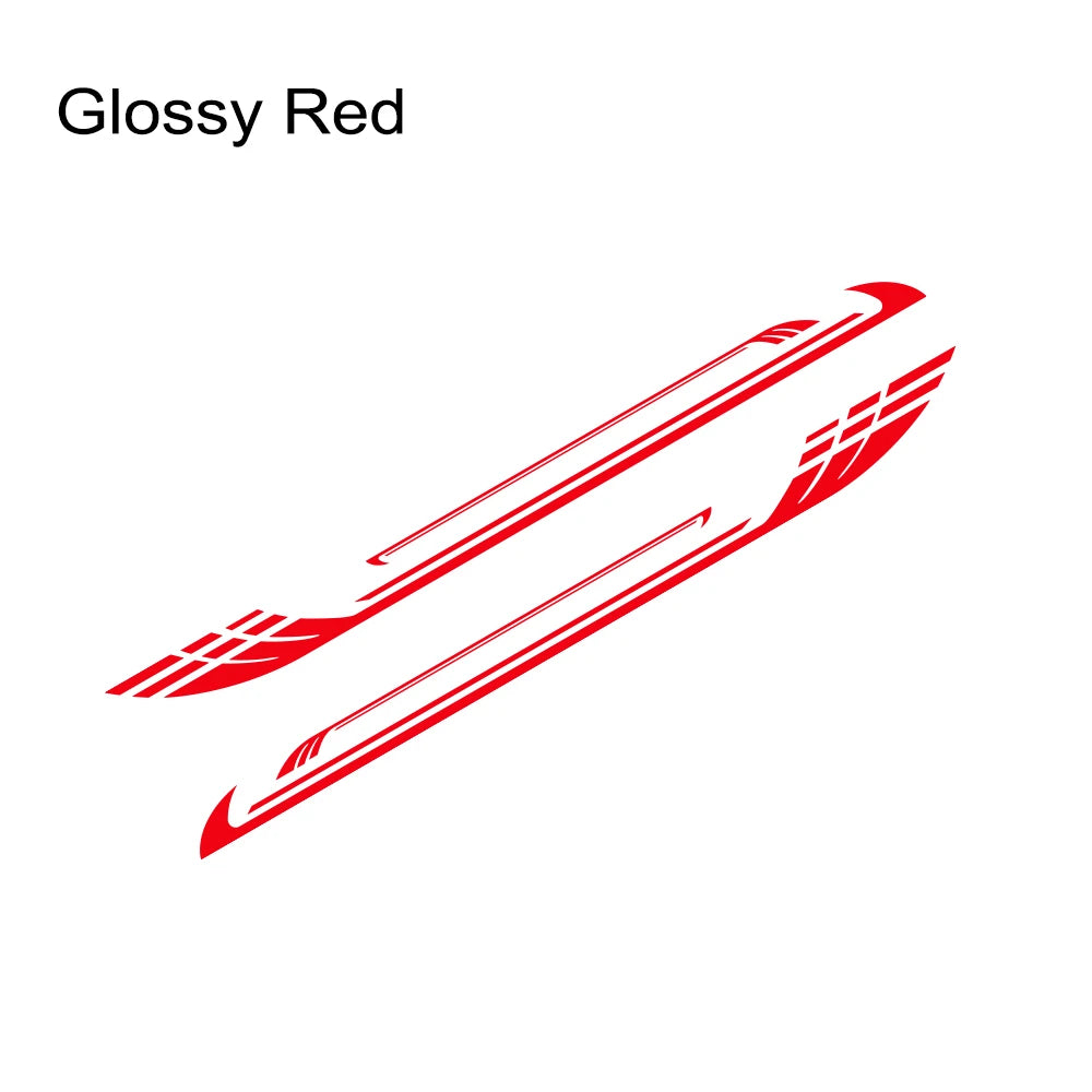 Car Body Side Stickers for Camper RV Van Motorhome Caravan Racing Sport Stripes Vinyl Decal Decoration Auto Tuning Accessories
