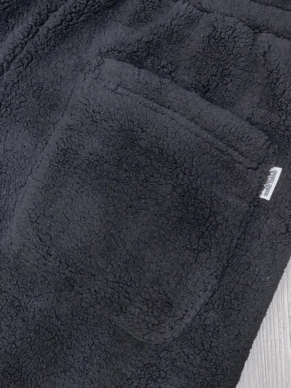 Thiened Fce Men's Sport Pants Loose Casual Long Trousers Autumn Winter Large Size Bla Cuffed Polyester Fiber Youth