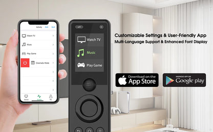 SofaBaton X1S Universal Remote with Hub and App, All in One Smart Universal Remote Control Control Up to 60 IR/Bluetooth/WiFi