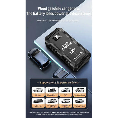 Portable Car Jump Starter Device Emergency Boosters High-power Automobile Bank Powerful Supply With Lighting Accessory