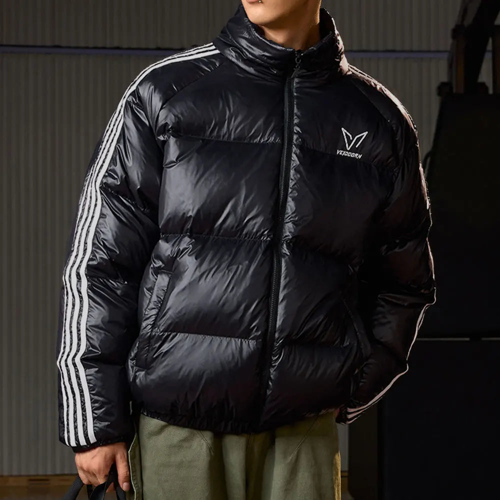 2025 High Fill Power Down Jacket Men/Women 80% White Duck Feather Winter Coat Ultra Warm Hooded Parka for Extreme Cold Weather