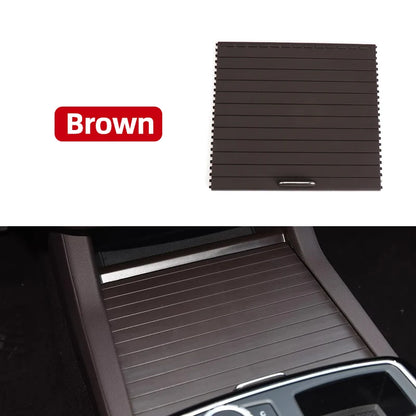 New  Car Center Console Shutters Cup Holder Slide Roller Blind Cover For Mercedes Benz Ml/Gl/Gle/Gls Class W166 W292 2012-2018