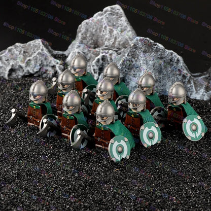 Medieval Knights Building Blocks Warrior Soldiers Crusaders Hospital Teutonic Knight Legion Figures Block Toys Accessories