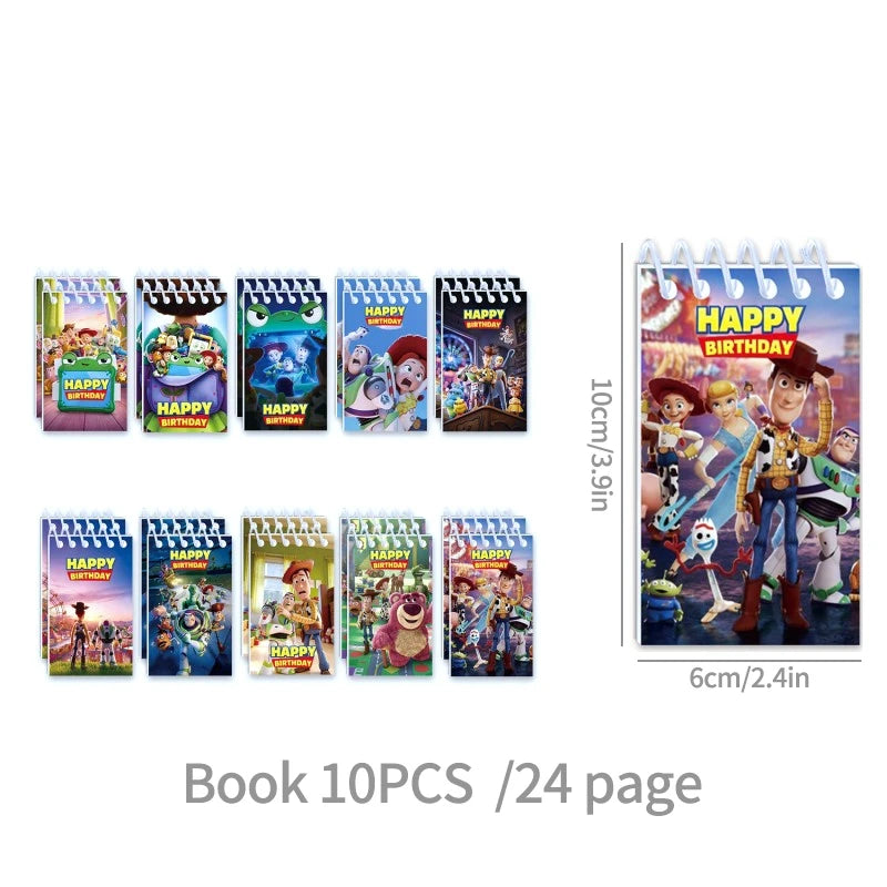Toy Stories Theme Birthday Party DIY Decoration Toy Inspire Backdrop Hot Anime Cartoon Paper Plate Cup Birthday Party Supplies