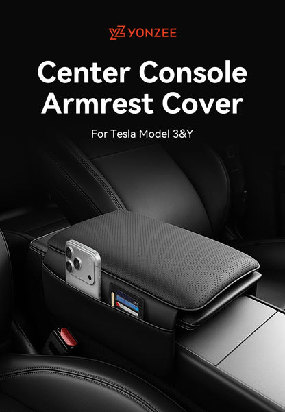 YZ For Tesla Model 3 Y YL Juniper Highland Armrest Pad Soft Case Center Console Box Cover Aanti-scratch 2026 Accessories