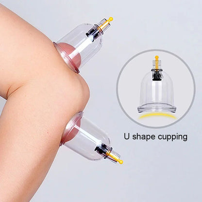 Big Size Vacuum Cupping Breast & Buttocks Enlargement Massager Suction Pump Machine Butt Lifting Device Back Massage Cans