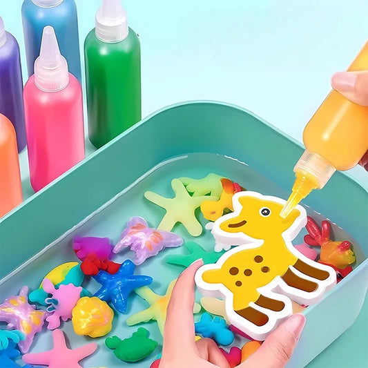 1 Set Magical Water Elves Gel Kit Toy Craft Kit DIY Surprise Sensory Toy For Kids Perfect Christmas Birthday Party Favor Gifts