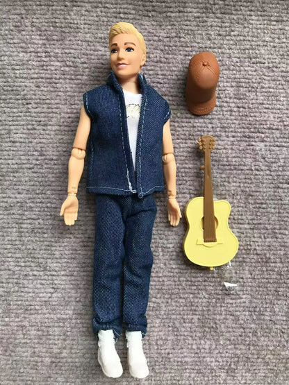 1/6 Male Doll With Clothing Set Homesome Soldier Men Doll  Handmade Clothes Outfit For 29CM Ken Prince Doll