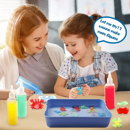 1 Set Magical Water Elves Gel Kit Toy Craft Kit DIY Surprise Sensory Toy For Kids Perfect Christmas Birthday Party Favor Gifts