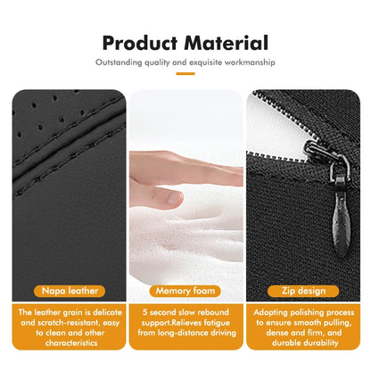Car Headrest Lumbar Support Pad Seat Back Pillow Auto Interior Accessories For BMW E87 E70 E91 E30 G20 E92 E93 E60 E46 E90 G30