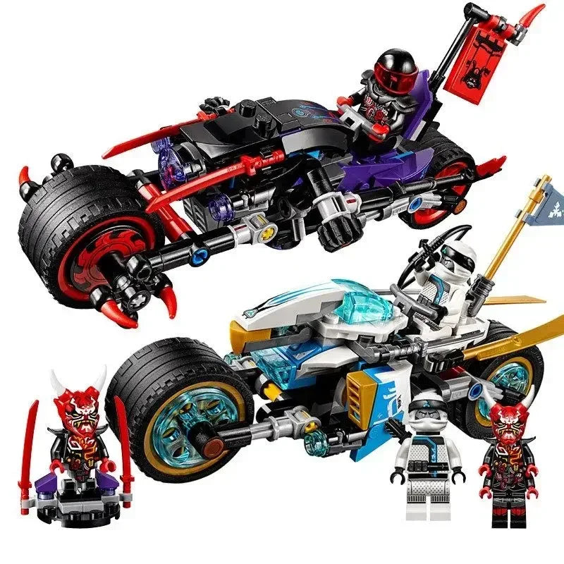 601pcs Fire Dragon Attack Building Blocks Model Toys for Birthday Gift
