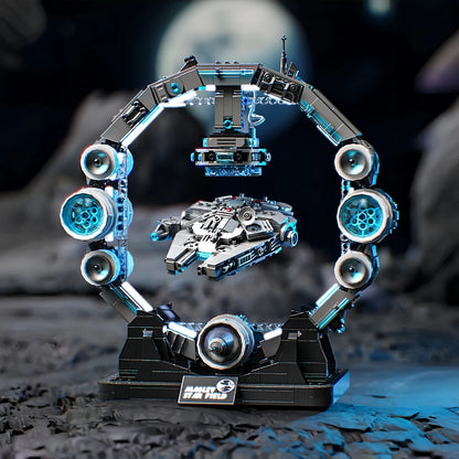 1196PCS Star Plan Building Blocks Falcon Spaceship Model DIY Toy Set Cool Room Decor Christmas Gift for Boys And Adults
