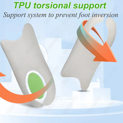 EID 1/2 Pairs Premium Orthopedic Sport Insoles EVA Health Sole Pad Running Insert Arch Support Plantar Fasciitis man women