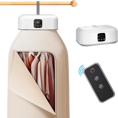 Portable Clothes Dryer Folded Electric Clothing Dryer Multifunctional Intelligent Timed Warm Laundry Dryer with Remote Control
